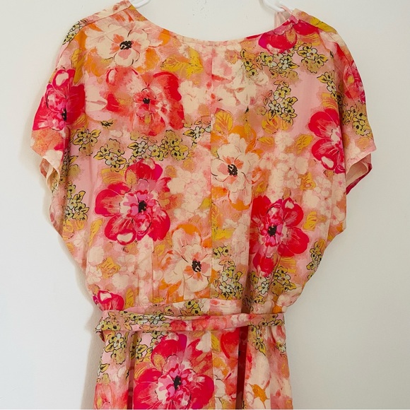 FREE PEOPLE Freddy Tie Waist Mini Dress in Fruit Punch Combo Size XL - Picture 11 of 16